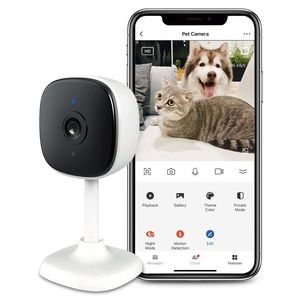 2K Indoor Camera Motion Detect Night Vision Privacy Shield Plug-in 3MP HD WiFi